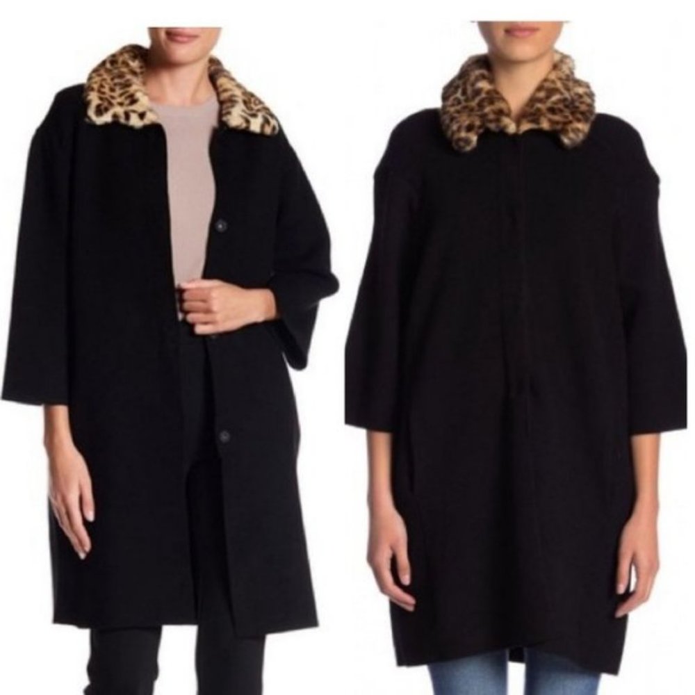 Catherine Malandrino fuax fur coat